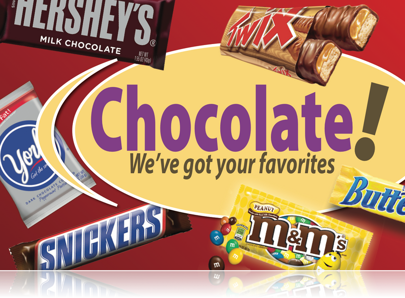 Ceiling Dangler Mobile Sign- Chocolate