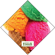 custom printed ice cream Ceiling Dangler