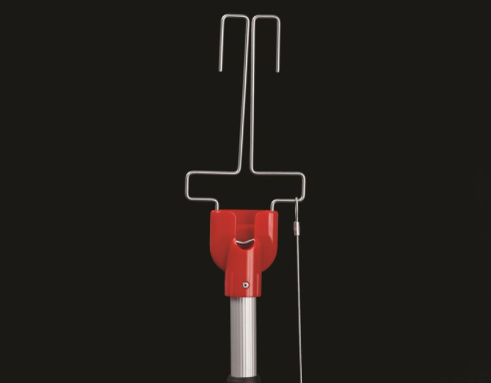 Ladderless Hanging Sign Clip Installation Pole-Extends to 18' high