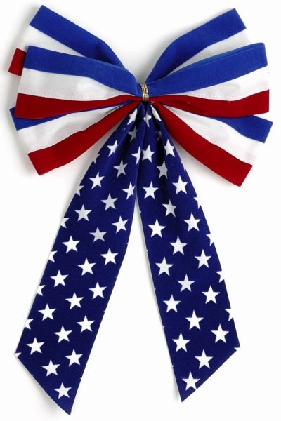 Ceremonial Bows-Blue Stars-6 Loops