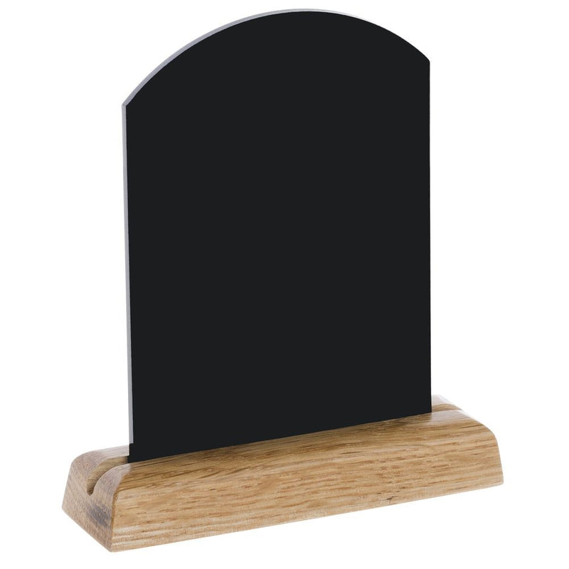 Chalkboard Signs with Wooden Base- 5 pieces