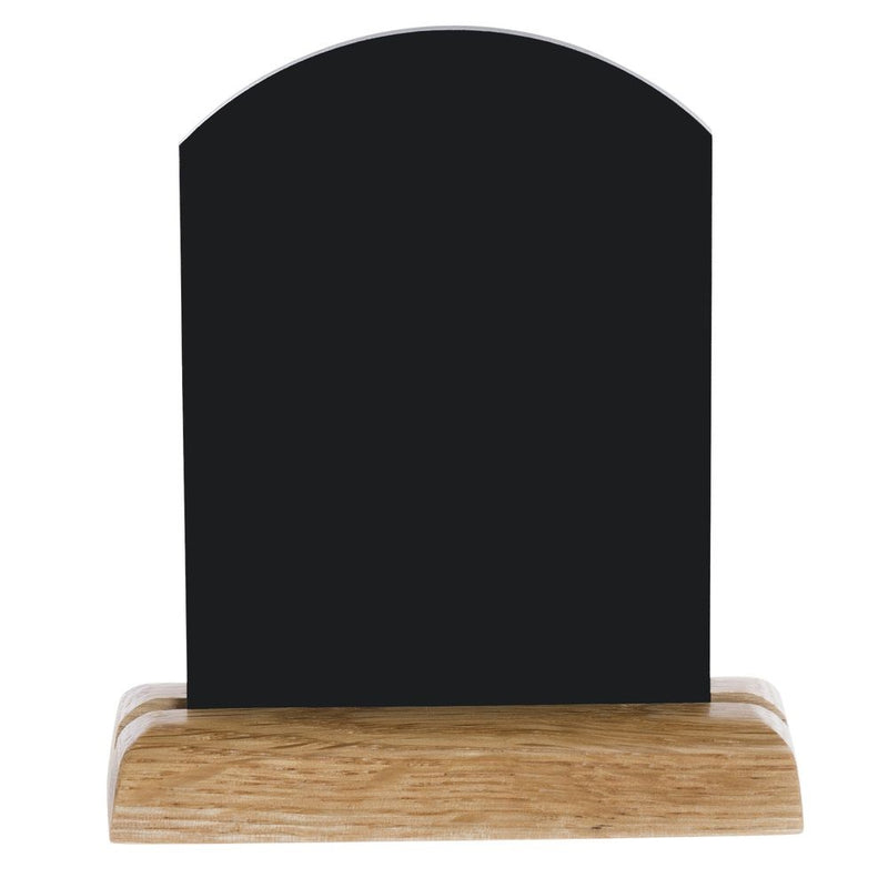 Chalkboard Signs with Wooden Base- 5 pieces