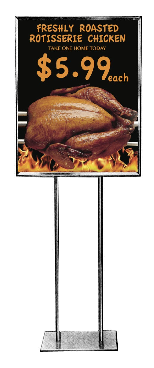 Rotisserie Chicken Floor Stand Sign-Price
