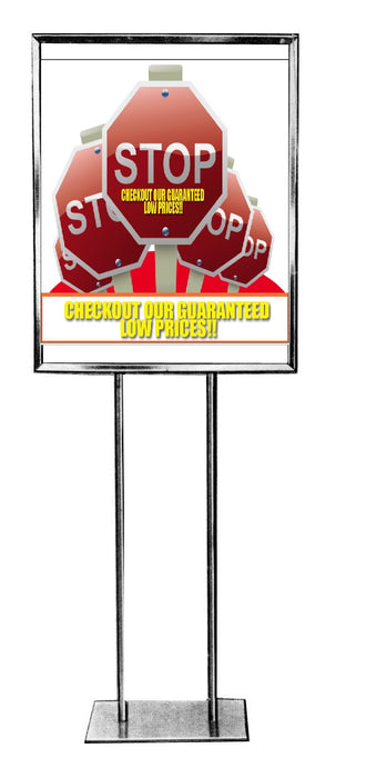 Low Prices Standard Poster-Floor Stand Sign-22"x28"