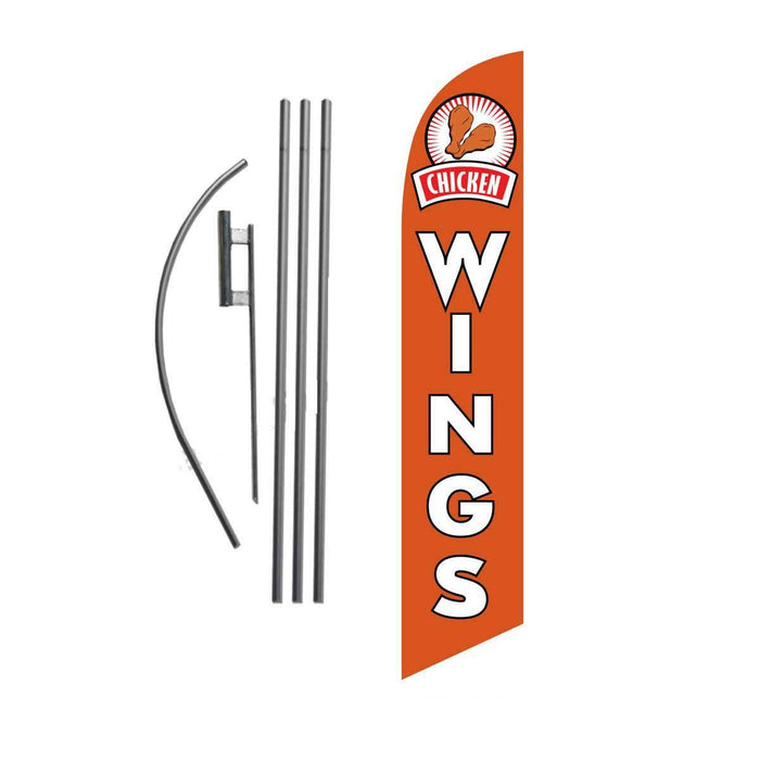 Chicken Wings Feather Flag Kit
