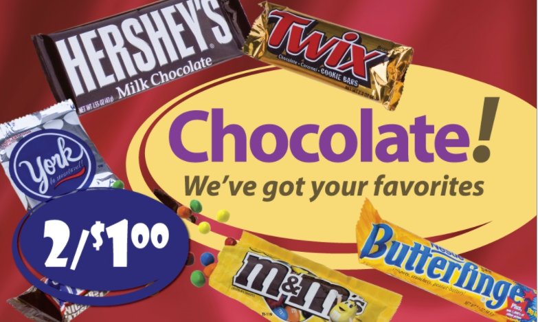 Chocolate Window Sign-Custom Price