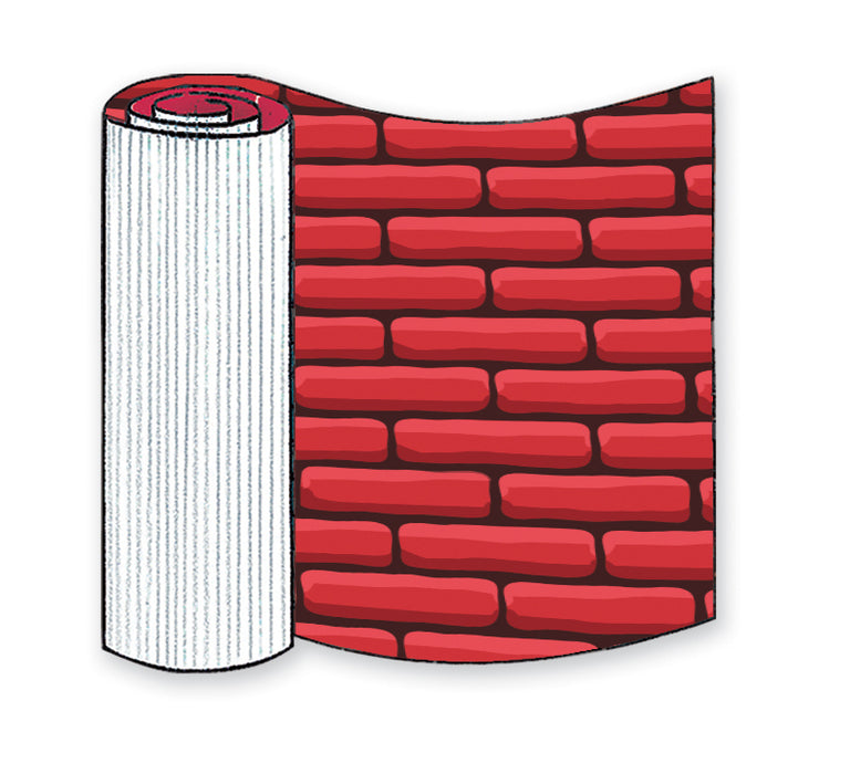 Red Brick Corrugated Base Pallet Wrap-4 Rolls