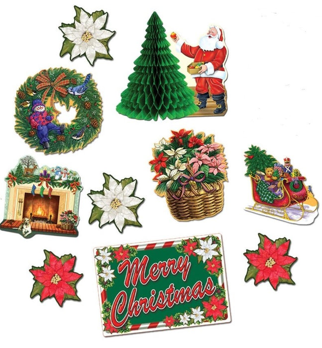 Christmas Display Decorating Sign Kit- 60 pieces