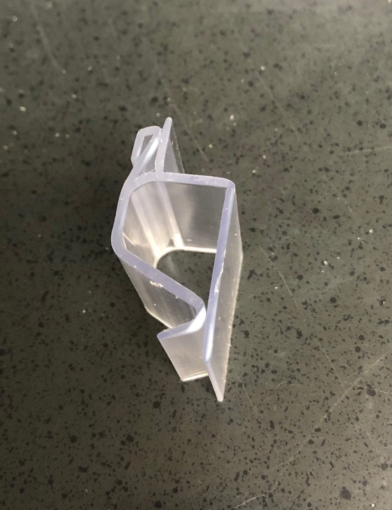 Clear Plastic 2-Way Sign Holders-50 pieces