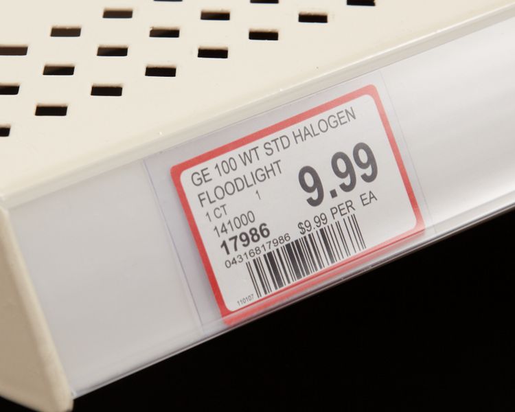 Clear Adhesive Backed Ticket Molding Strips- 1.25" H x 48" L- 250 pieces