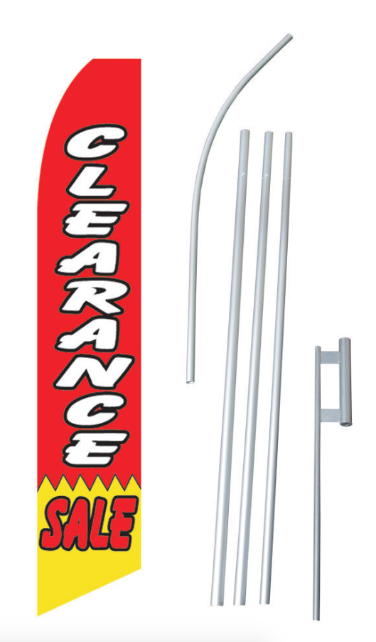 Clearance Sale Feather Flag