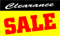 Clearance Sale Retail Shelf Signs 