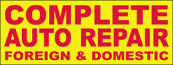 Complete Auto Repair Foreign & Domestic Banner