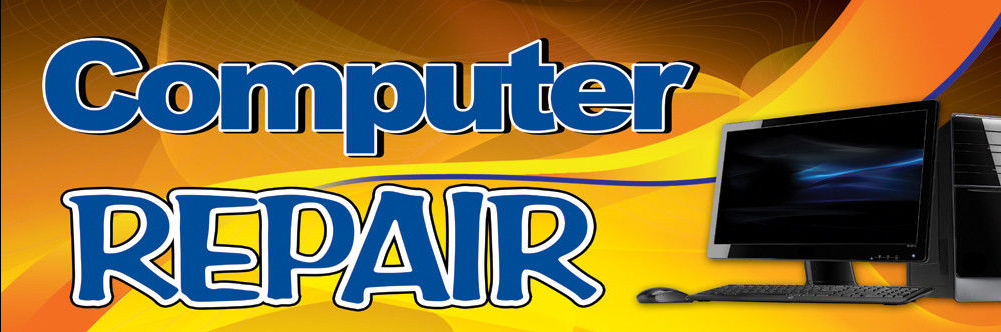 Computer Repair Banners-Yellow