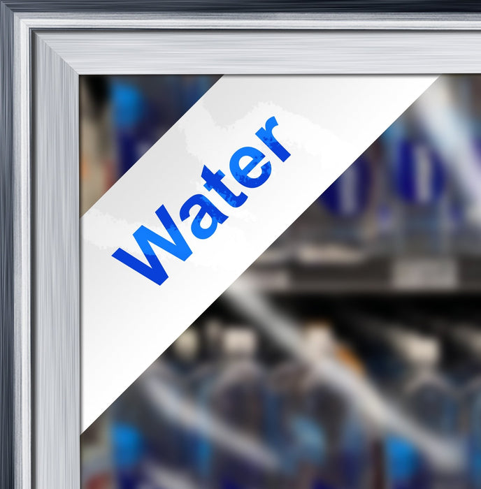 Cooler Door Decal Clings- Water