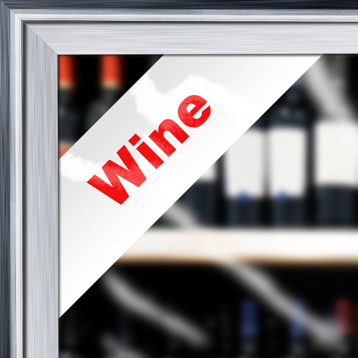 Cooler Door Decal Clings- Wine