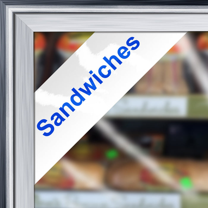 Cooler Door Decal Clings- Sandwiches