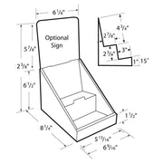 Cardboard Countertop Display Dump Bins