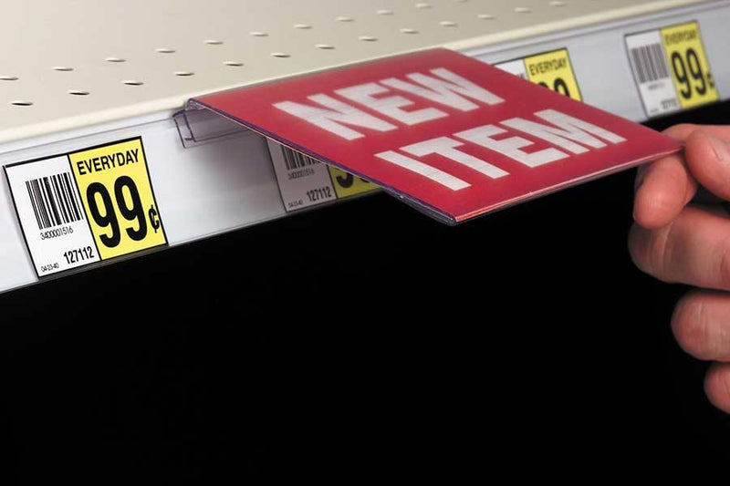 Hinged Sign Holders for Data Strips