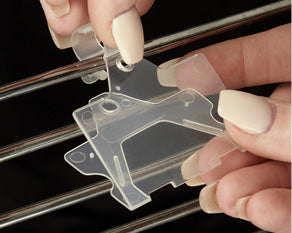 Covered Price Label- Price Tag Holder for Wire Fixtures
