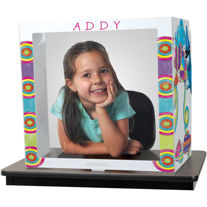 Crayola™ 3 Sided  Desk Shields for Schools & Educational Environments