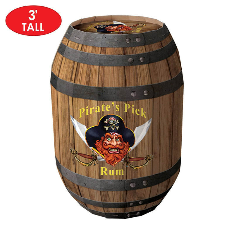 Custom Printed 3' Tall Barrel Display Standees