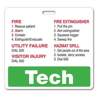 Name Badge Backers - Custom Printed