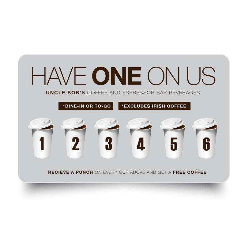 Customer Loyalty Punch Card-Custom Printed