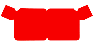 Aisle Violators Fluorescent Red Shelf Signs-100 signs