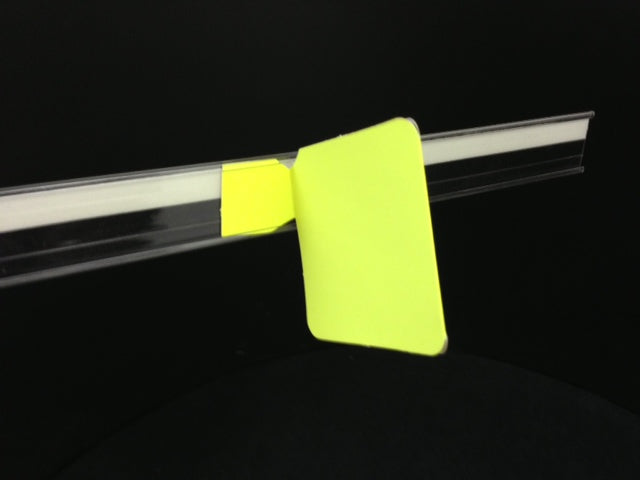 Warehouse Buys Aisle Violators Flag Shelf Signs-Fluorescent Red- 100 signs