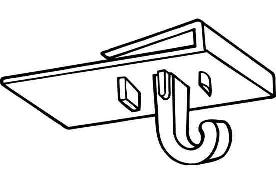 Drop Ceiling Grid Hooks- 100 pieces