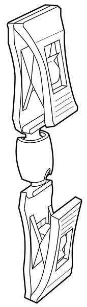 Sign Holder Double Clips- 5 pieces