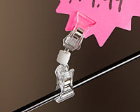 Sign Holder Double Clips- 5 pieces