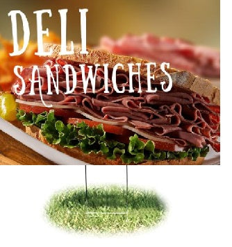 Lawn-Yard Signs Deli Sandwiches- 24"W x 18"H