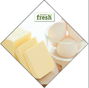 Dairy Ceiling Danglers for supermarkets grocery food stores