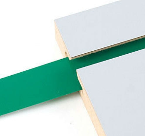 Slatwall Decorative Vinyl Inserts-Green Plastic Strips-1 1/4”W x 130ft -1 Rolls