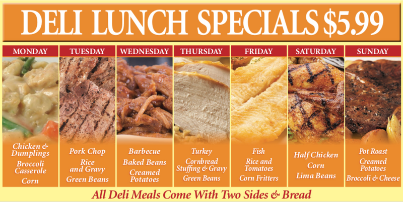 Deli Menu Board-Custom Printed