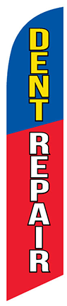 Dent Repair Feather Flag