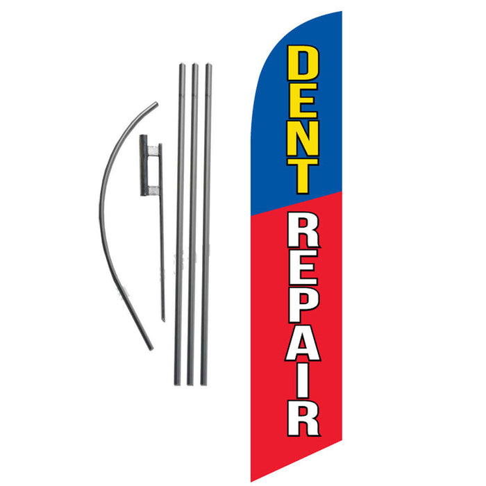 Dent Repair Feather Flag