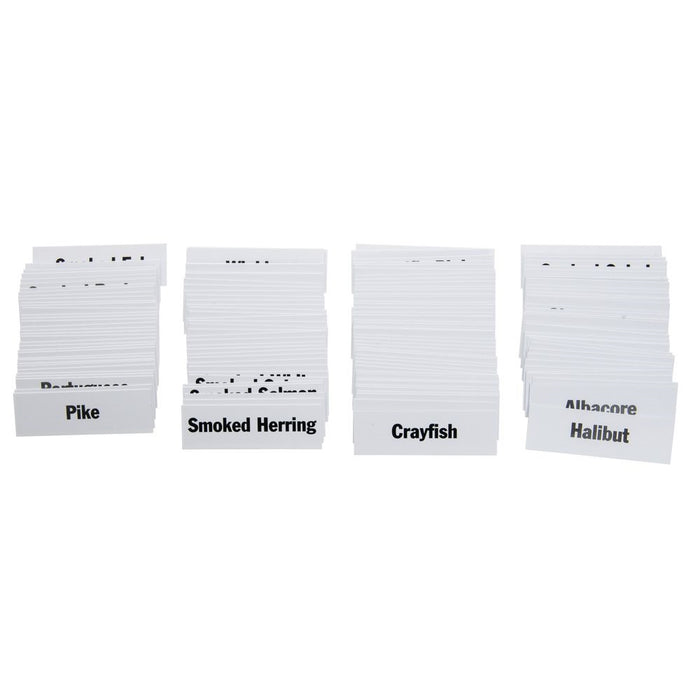 Seafood Dial-Tag Insert Set- 148 items