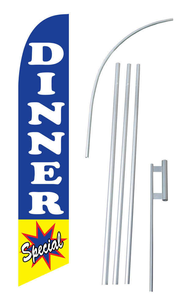 Dinner Specials Feather Flag Kit