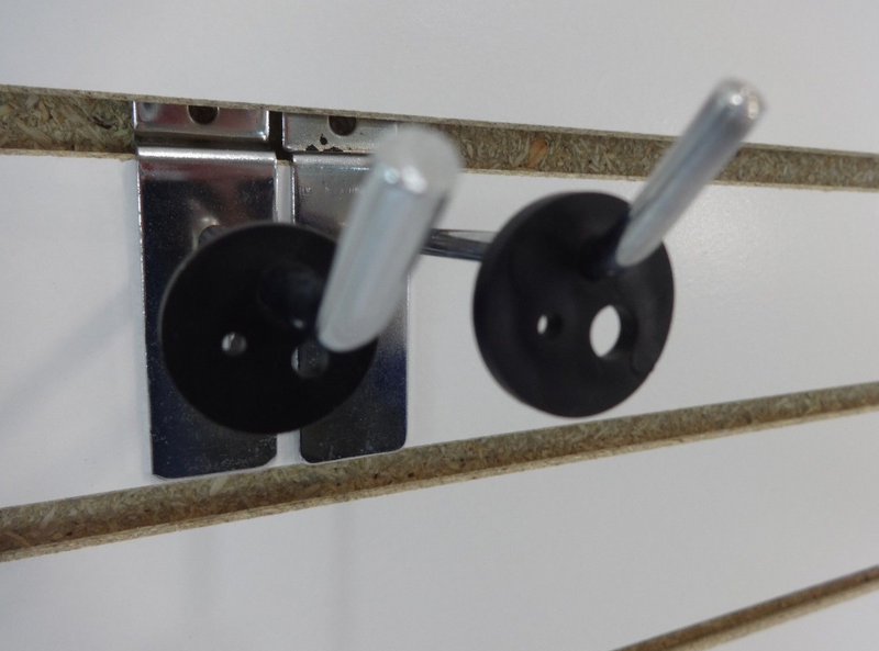 Peg Hook Product Stop Inventory Control-Black 250 pieces