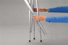 Display Easel with Shelf-60" Tall