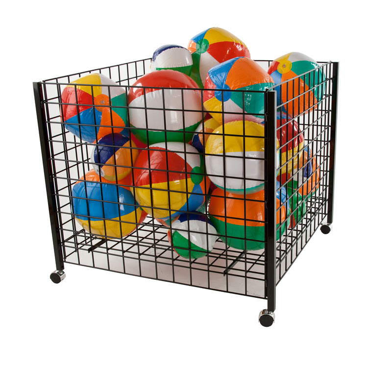 Premium Wire Merchandising Dump Bin- Black