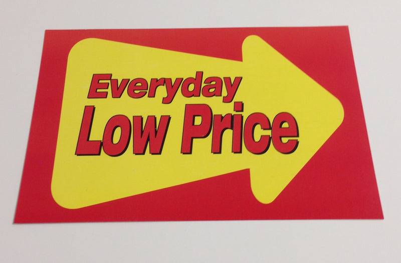 Everyday Low Price Aisle Violators Shelf Signs-50 signs