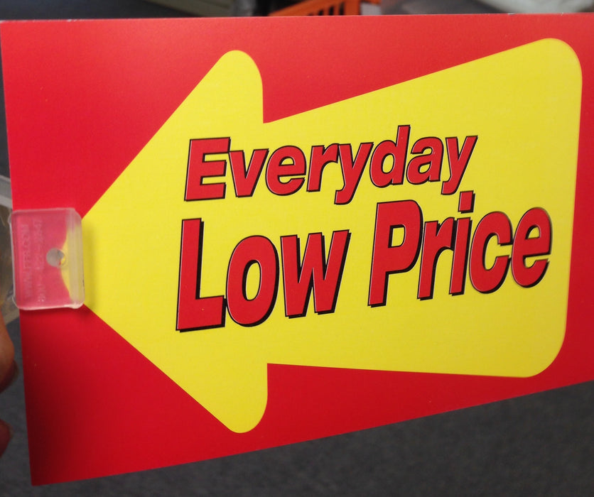 Everyday Low Price Aisle Violators Shelf Signs-50 signs