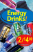 Energy Drinks Floor Stand Stanchion Signs