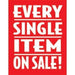 Every Single Item On Sale Standard Poster-Floor Stand Stanchion Sign 