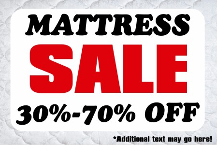 Mattress Sale Easel Sign-11 "W x 8.5"H
