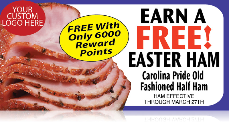Ham Store Sign Easter Ham Countertop Easel Sign — screengemsinc